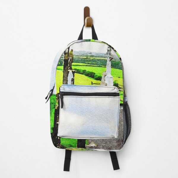 Item preview, Watercolor depiction of the historic Rock of Cashel cemetery in Ireland designed and sold by GestaltImagery.