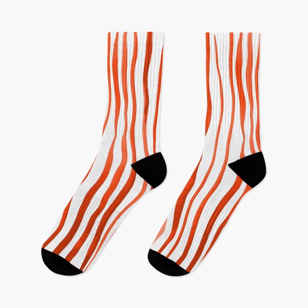 Item preview, Vertical watercolor lines - orange designed and sold by wackapacka.