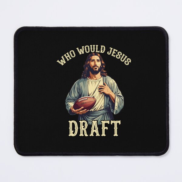 Item preview, Who Would Jesus Draft Fantasy Football Christian Draft Party designed and sold by Dressed For  Duty.