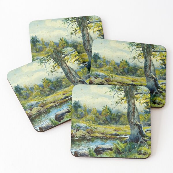 Item preview, Autumn River Landscape designed and sold by tomorrowsart.