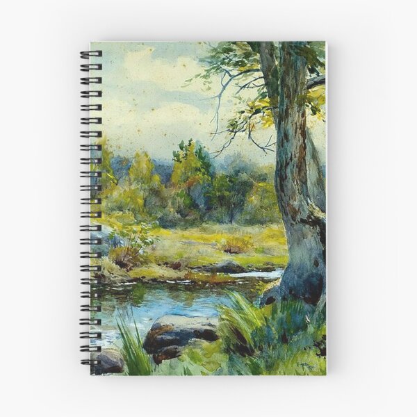 Item preview, Autumn River Landscape designed and sold by tomorrowsart.