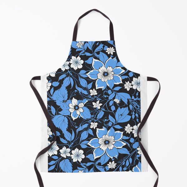 Item preview, Black and Blue Floral designed and sold by elizabethdancer.
