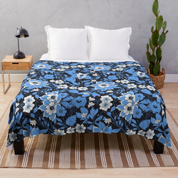 Item preview, Black and Blue Floral  designed and sold by elizabethdancer.