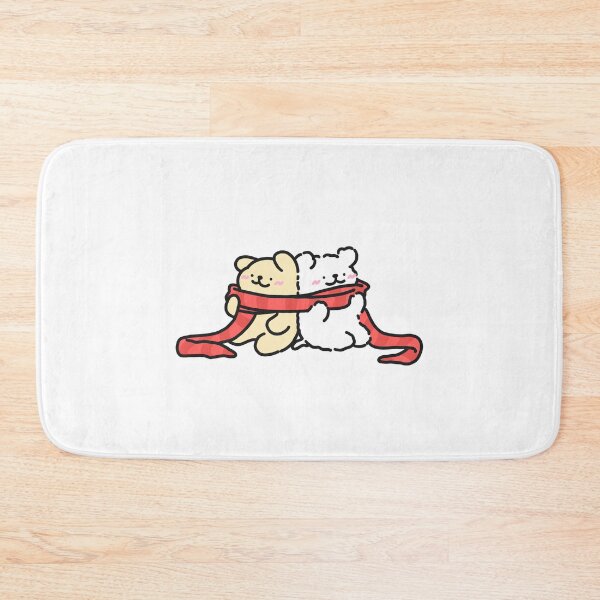 Item preview, Cute Line Puppies Couple - Maltese & Golden Retriever - Wearing Scarf designed and sold by sleepycharis.