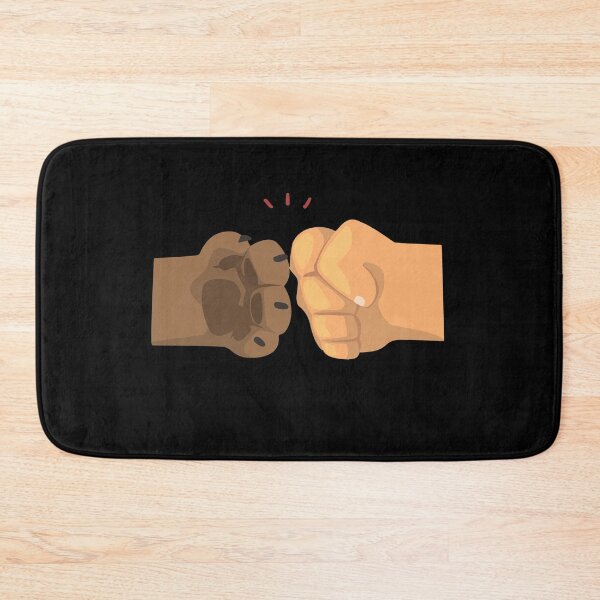 Item preview, Dog And People Punch Hand Dog Friendship Fist Bump Dogs Paw designed and sold by Dressed For  Duty.
