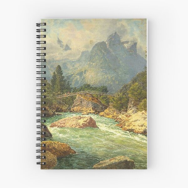 Item preview, Mountain River Landscape designed and sold by tomorrowsart.