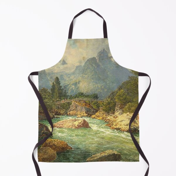 Item preview, Mountain River Landscape designed and sold by tomorrowsart.