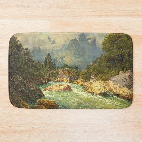 Item preview, Mountain River Landscape designed and sold by tomorrowsart.