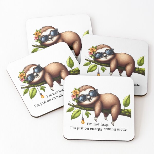 Item preview, Sloth's Cozy Tropical Siesta Perch designed and sold by inkNext.