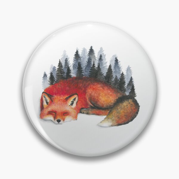Artikelvorschau, Sleeping Fox entworfen und verkauft von colorsofthewild.