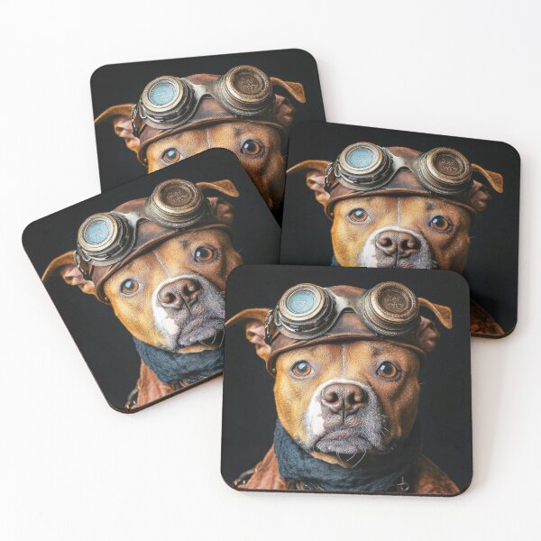 Item preview, Cool Steampunk Dog Portrait 01 designed and sold by mhfoto.