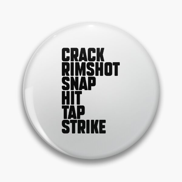 Item preview, Music Producer gift – CRACK, RIMSHOT, SNAP, HIT, TAP, STRIKE | Perfect Gift for Beatmakers & Sound Designers designed and sold by paulo silveira.
