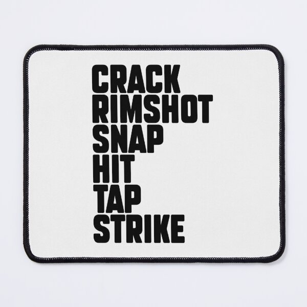 Item preview, Music Producer gift – CRACK, RIMSHOT, SNAP, HIT, TAP, STRIKE | Perfect Gift for Beatmakers & Sound Designers designed and sold by paulo silveira.