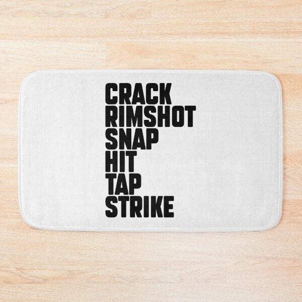 Item preview, Music Producer gift – CRACK, RIMSHOT, SNAP, HIT, TAP, STRIKE | Perfect Gift for Beatmakers & Sound Designers designed and sold by paulo silveira.