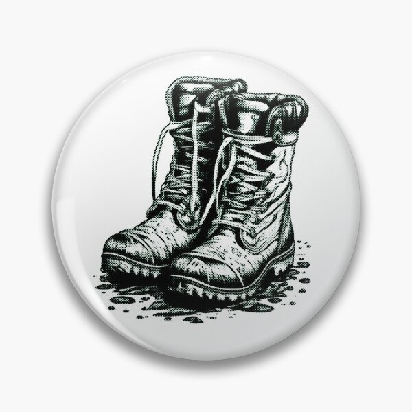 Item preview, Muddy Boots (Green Halftone) designed and sold by GetContented.