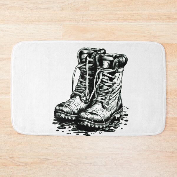 Item preview, Muddy Boots (Green Halftone) designed and sold by GetContented.