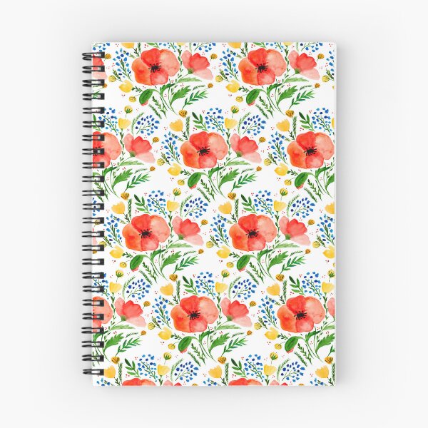 Item preview, Ramo de flores con amapolas - rojas, verdes y amarillas designed and sold by wackapacka.