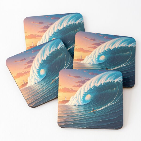 Item preview, Nazaré’s Giant Waves: Sunset Ocean Fury designed and sold by LSVart.