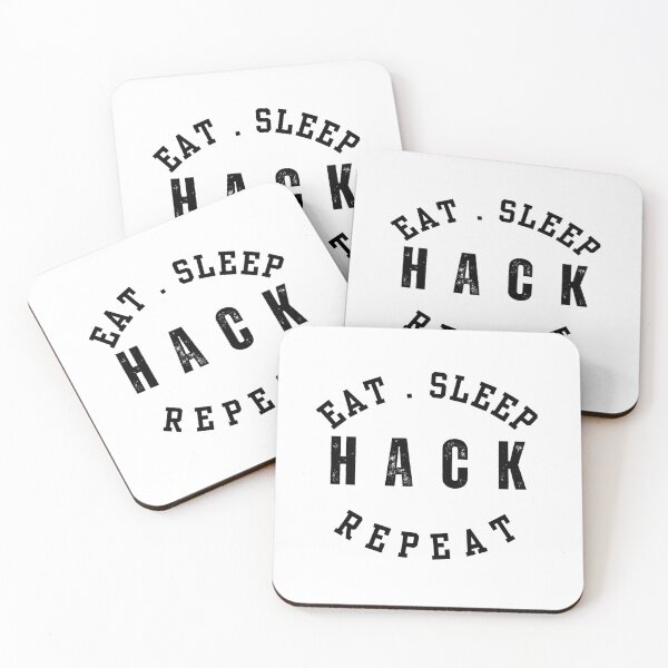 Item preview, Cool Eat Sleep Hack designed and sold by StemMerch247.