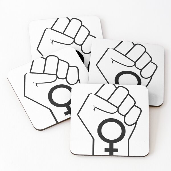 Item preview, Feminist power fist, International Women's Day  designed and sold by RadiantRoost.