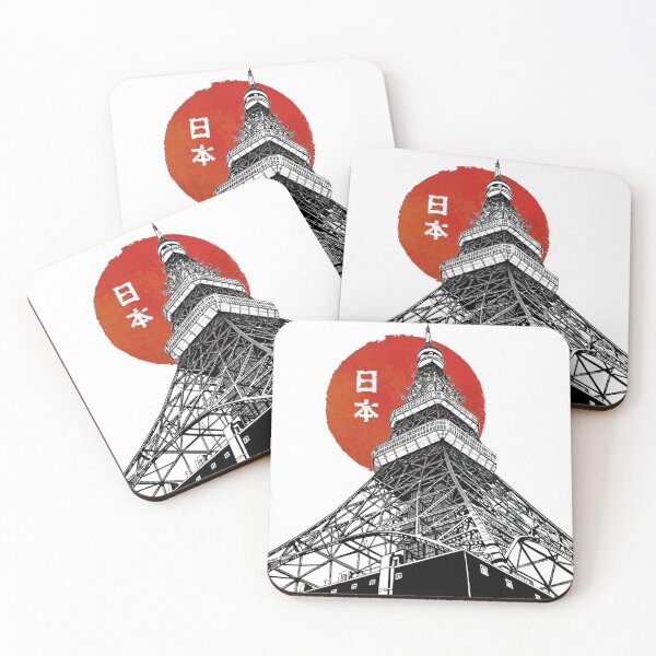 Item preview, Monochromatic Tokyo Tower  designed and sold by Boski30.