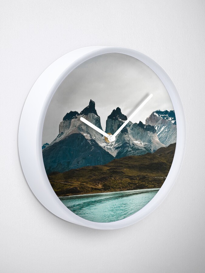 Thumbnail 2 of 4, Clock, Los Cuernos Photography in Torres del Paine National Park designed and sold by Ibitiraquire.