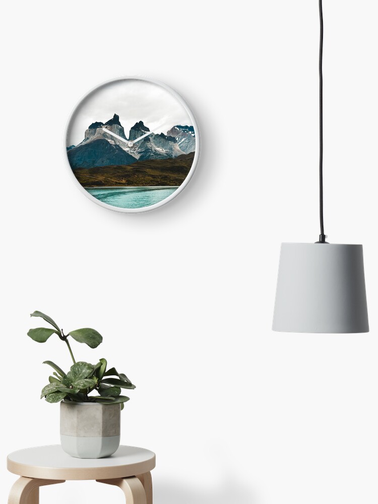 Thumbnail 1 of 4, Clock, Los Cuernos Photography in Torres del Paine National Park designed and sold by Ibitiraquire.