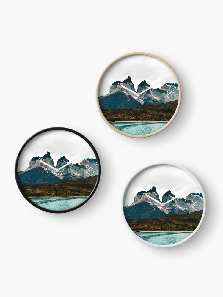 Thumbnail 3 of 4, Clock, Los Cuernos Photography in Torres del Paine National Park designed and sold by Ibitiraquire.