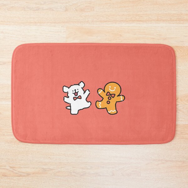 Item preview, Cute Line Puppies Couple - Maltese & Golden Retriever - Gingerbread man designed and sold by sleepycharis.