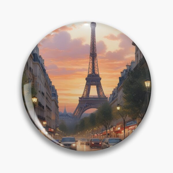 Item preview, Paris, France: Eiffel Tower at Sunset Romance designed and sold by LSVart.