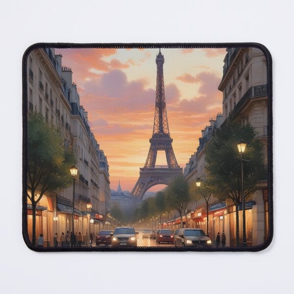Item preview, Paris, France: Eiffel Tower at Sunset Romance designed and sold by LSVart.