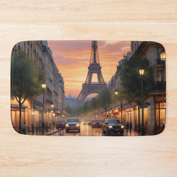 Item preview, Paris, France: Eiffel Tower at Sunset Romance designed and sold by LSVart.