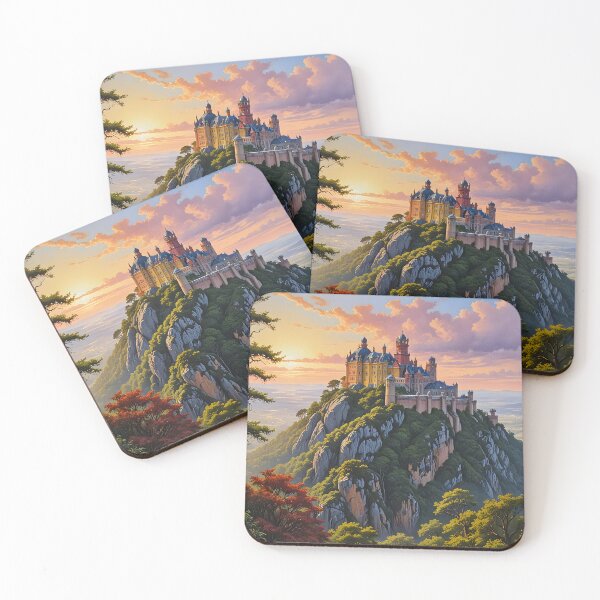 Item preview, Pena Palace: Sunset Splendor in Sintra designed and sold by LSVart.