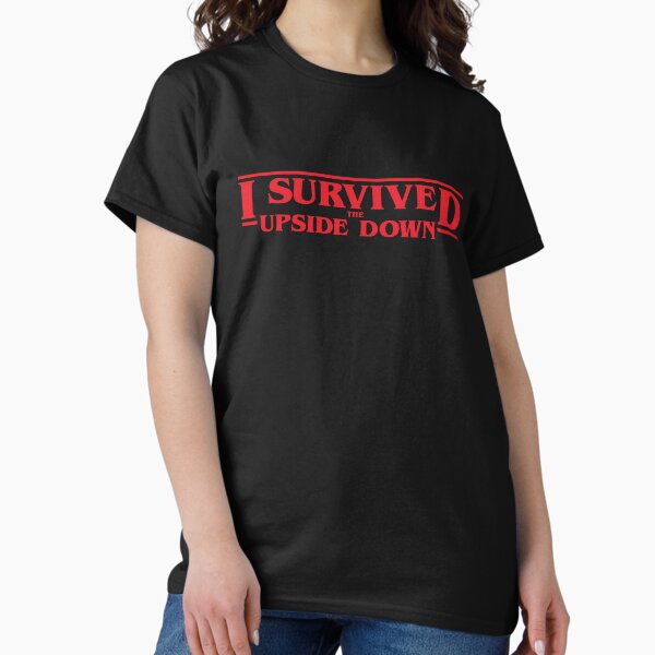Item preview, I Survived the Upside Down Stranger Things Logo designed and sold by Randy Verschueren.