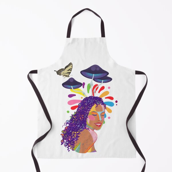 Item preview, Psychedelic Mind – Colorful Mushroom Portrait designed and sold by KA-Design-Art.