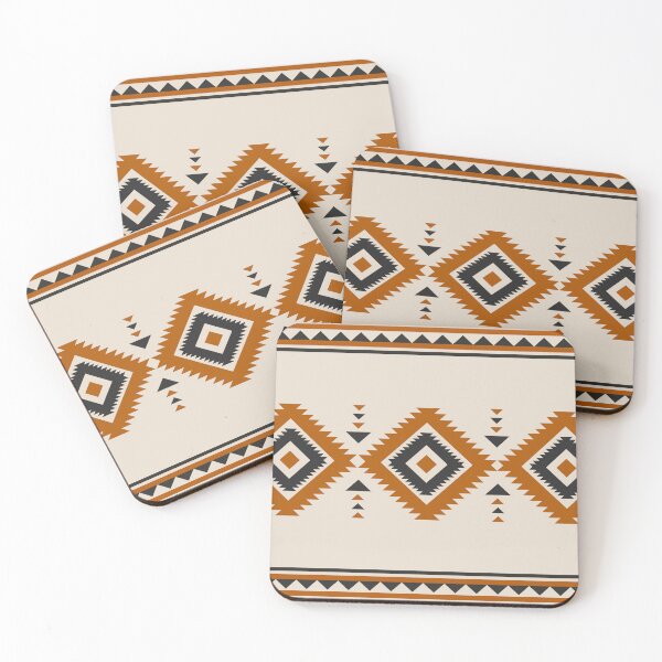 Item preview, ETHIC NATIVE AMERICAN DESIGN PATTERN INTERIOR CREAM designed and sold by Coreland River.