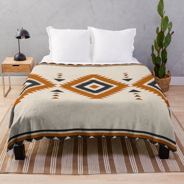 Item preview, ETHIC NATIVE AMERICAN DESIGN PATTERN INTERIOR CREAM designed and sold by Coreland River.