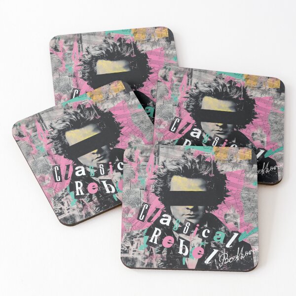 Item preview, Beethoven Classical Rebel Punk Art Collage designed and sold by SRZT.