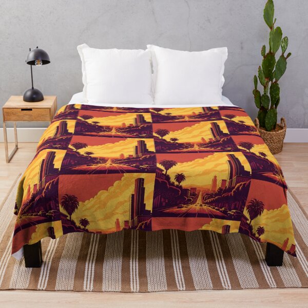 Item preview, Afternoon Cityscapes Urban Adventures Colorful Design Art Illustration designed and sold by ART ATTACK ZONE.