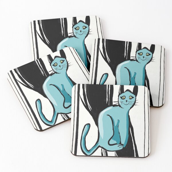 Item preview, Crazy cat print art design designed and sold by Amelles.