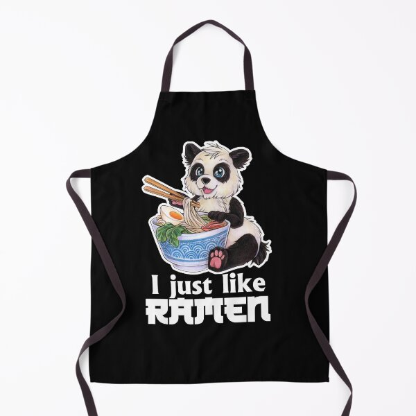 Item preview, Cute Giant Panda with Ramen Noodles Gift designed and sold by ZadzeneaArt.
