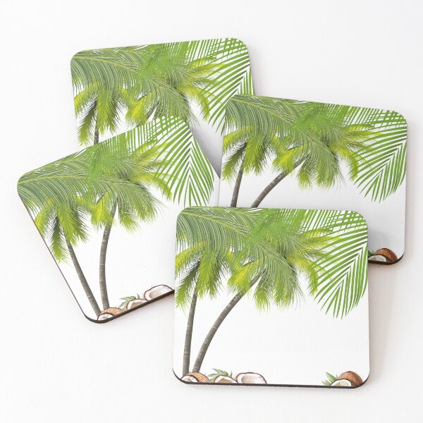 Item preview, Tropical Palm & Coconuts designed and sold by Snappy Splash.
