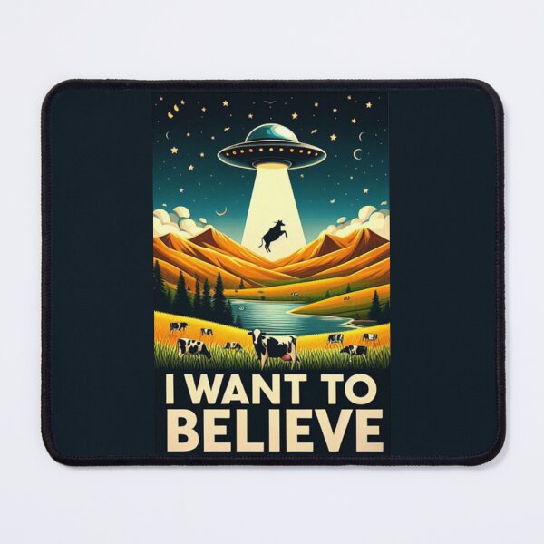 Item preview, I Want To Believe - At Night designed and sold by RedFirecracker.