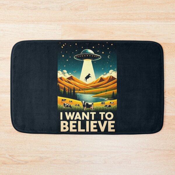 Item preview, I Want To Believe - At Night designed and sold by RedFirecracker.
