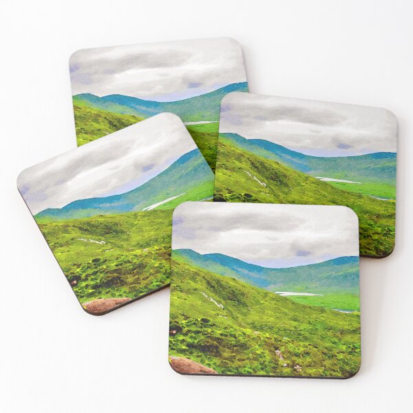 Artikelvorschau, Malerische Aquarelllandschaft des Conor Pass auf der Dingle-Halbinsel, Irland entworfen und verkauft von GestaltImagery.