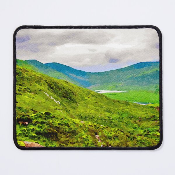 Item preview, Picturesque watercolor landscape of Conor Pass in the Dingle Peninsula, Ireland designed and sold by GestaltImagery.