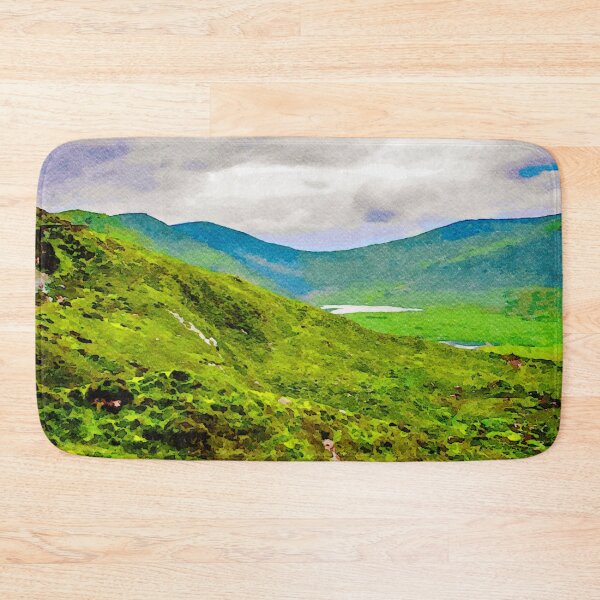 Item preview, Picturesque watercolor landscape of Conor Pass in the Dingle Peninsula, Ireland designed and sold by GestaltImagery.