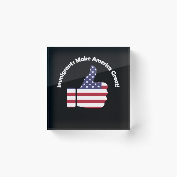 Artikelvorschau, Einwanderer machen Amerika groß entworfen und verkauft von mikistudio.
