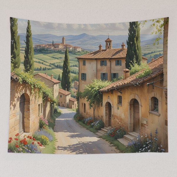 Item preview, Pienza in Val d’Orcia: Tuscan Charm and Rolling Golden Hills designed and sold by LSVart.