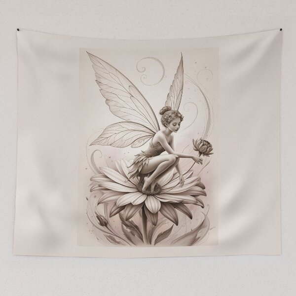 Item preview, Sweet Fairy, Aesthetic, Elf girl, Girl, Anime, fantasy, astarion girl, magic, designed and sold by GOLDENGARDENART.